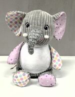 Kuscheltier Elefant Harlekin