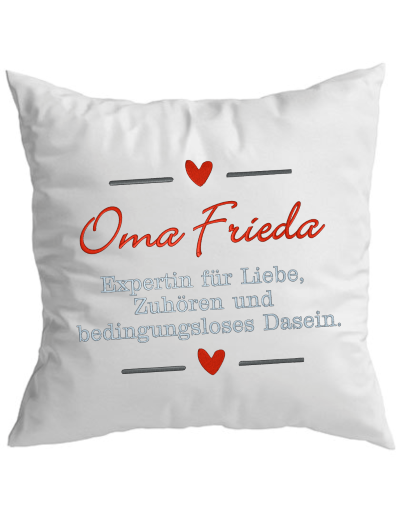 Kissen für Oma mit Namen
