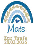 Zur Taufe (mit Namen)
